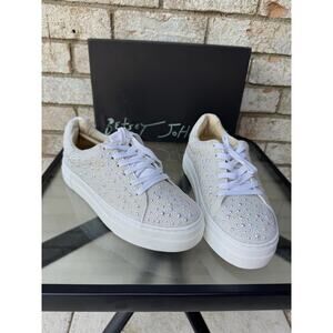 Betsey Johnson Pearl Sneakers Size 8.5